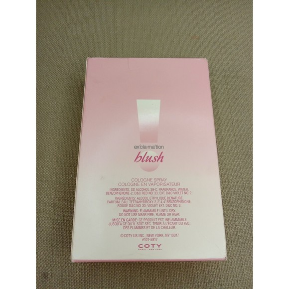 EXCLAMATION BLUSH COLOGNE SPRAY 36.9 ML CLASSIC (NOS) - Picture 3 of 5